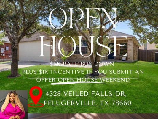 4328 VEILED FALLS DR, PFLUGERVILLE, TX 78660, photo 2 of 26